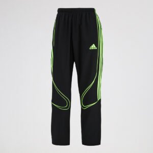 Pantalon Deportivo Negro con verde Adidas