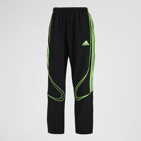 Pantalon Deportivo Negro con verde Adidas